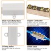 1000V 100A Inline Wire Terminal Block with Flame Retardant Shell
