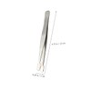 Mipcase 3pcs Stainless Steel Stamp Tweezers for False Eyelash Application