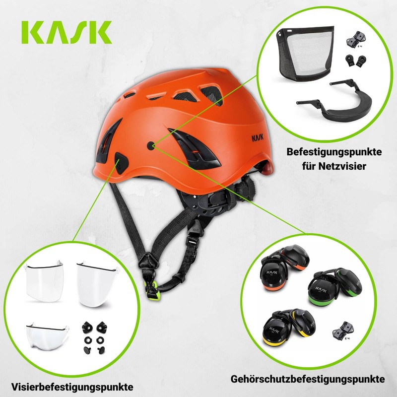 Kask Superplasma ORANGE HELMET with 10 Ventilation Slots, Ratchet Closure,