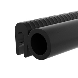 2024 Upgraded Basement Door Weather Strip Kit for Basement Door Sealers (1 x U Shaped Gasket, 1x Bulb Trim Gasket, 4 x Cap Seal Pad)