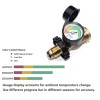 DOZYANT 100Lb Propane Tank Adapter with Gauge POL to QCC