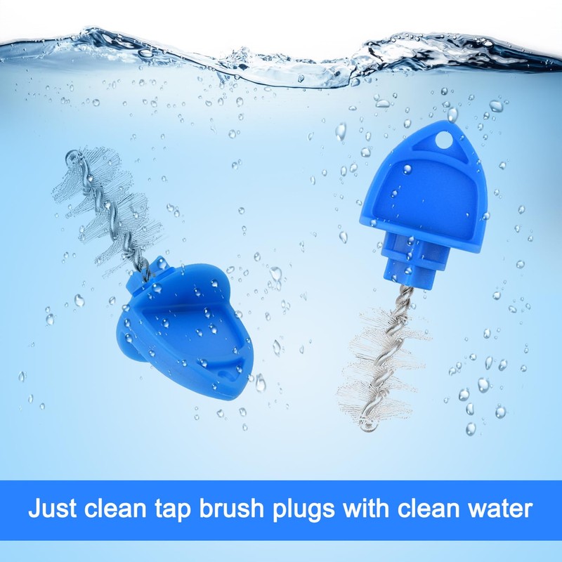 30 Pack Beer Plugs Tap Brush Beer Faucet Tap Brush