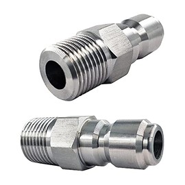 3/8 Inch Pressure Washers Male Nipple - 2PCs 3/8 Inch Male NPT Pressure Washer Plug