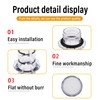 xyocx 10159 Replacement Gauge Vial & Gasket Scully Gauge Crystal
