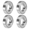 sourcing map S6901ZZ Deep Groove Ball Bearings 12mm x 24mm