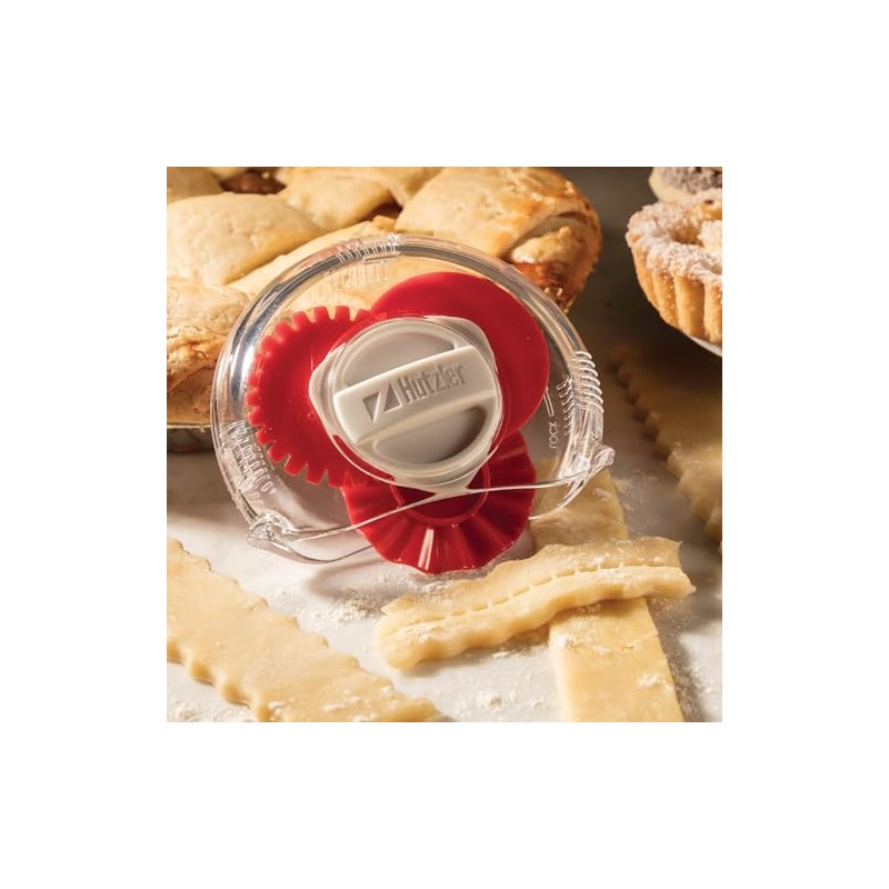 Hutzler Adjustable 3-in-1 Pastry Trimmer - Includes Straight, Fluted &