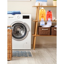 KTCEFE Laundry Detergent Cup Holder, Detergent Drip Catcher, Fabric Softener Liquid Tray Dispenser Organizer Drip Catcher, Laundry Accessories, Keep Laundry Room Tidy (2 Pack)