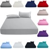 KHIM 100% Cotton 25CM/10inch Deep Fitted Sheet Single, Double, King