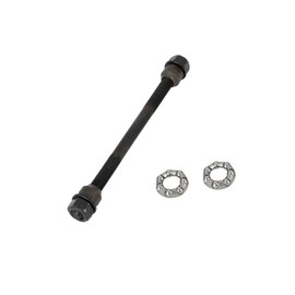 A ABSOPRO 1 Set 9.5mm Bike Rear Solid Axle with 6mm Ball Bearings for Bicycle Item Replacement
