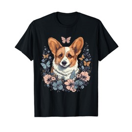 Corgi Mom Dog Lover Colorful Artistic Corgi Owner Women T-Shirt