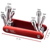 YIKANGHENG 6 In 1 Socket Wrench Sets, 45 Carbon Steel