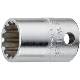 Stabilay Spline Socket 45ASP-14, Insertion Angle: 0.37 x Total Length: 1.1 inches (9.525 mm) x 1.1 inches (28 mm)