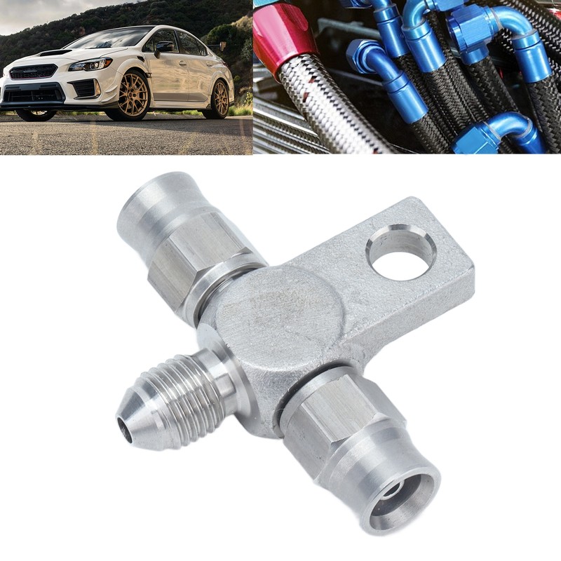 AN‑3 Tee Brake Hose AN3 to Line End Fittings Stainless