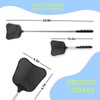 Wapodeai 2 Pack Fly Swatters Heavy Duty Set, Telescopic Fly