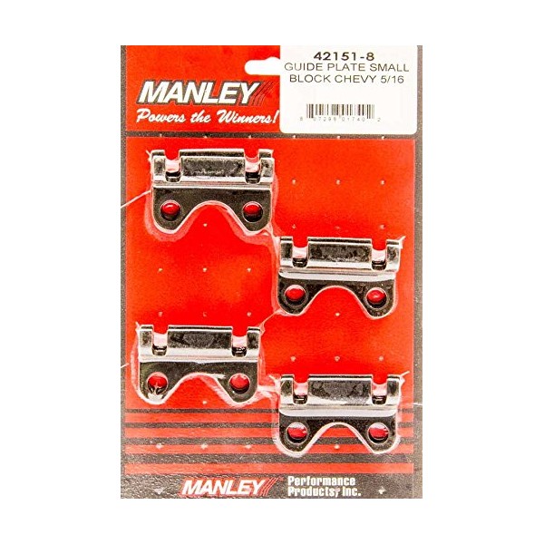 Manley 421518 Short Block Chevy Guide Plate, 5/16" Pushrod