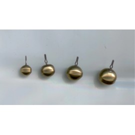 S & J tackle box 10 of 1/8oz BRASS BALL STYLE DROP SHOT WEIGHTS BY S & J's TACKLE BOX