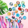 Ceramic Magnets for Craft Fridge Refrigerator Magnets with Transparent Glass