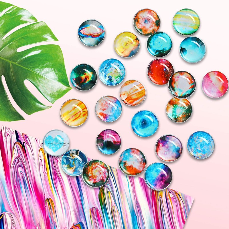 Ceramic Magnets for Craft Fridge Refrigerator Magnets with Transparent Glass