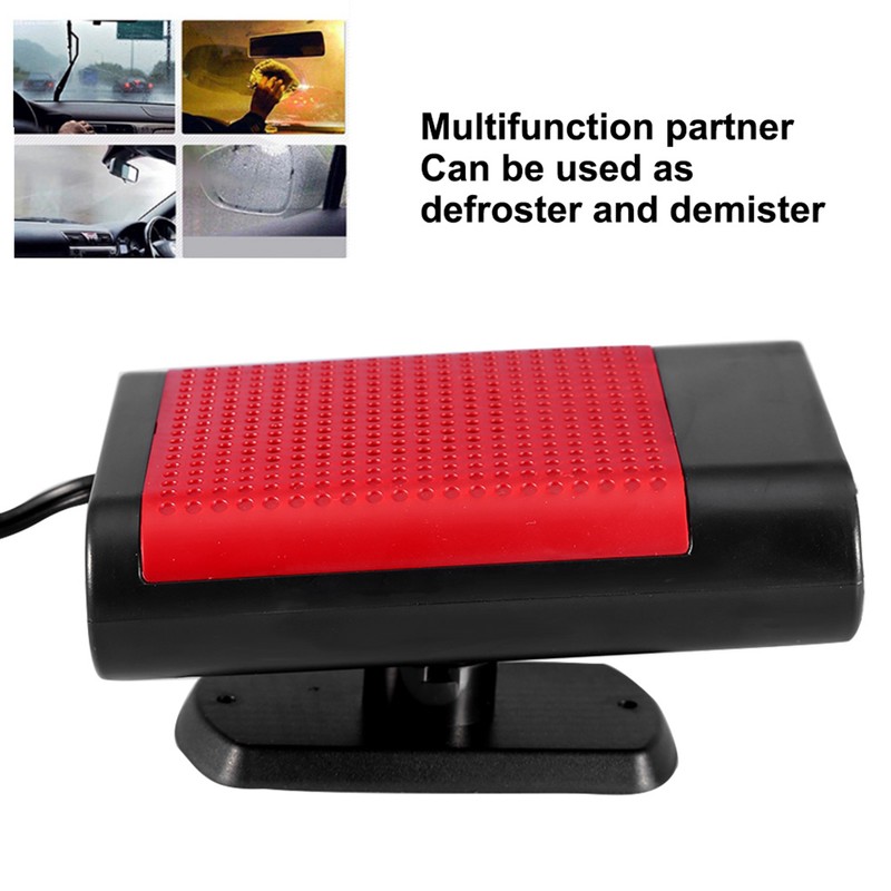 Car 12V Portable Electric Window Heater Heating Dryer Windshield Fan