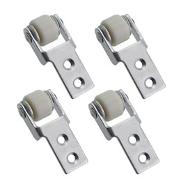 Guifeng 4PCS 15mm Nylon Diameter Wheel Sliding Door Track Guide Wheel Roller for Furniture Castor Pulley