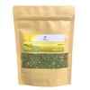 Organic dried lemon grass cut 1 oz ( 28 g) with stand up resealable pouch.