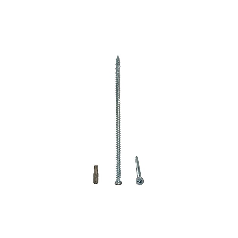(Pack of 10) Galvanised Steel 7.5 x 182mm Concrete Frame
