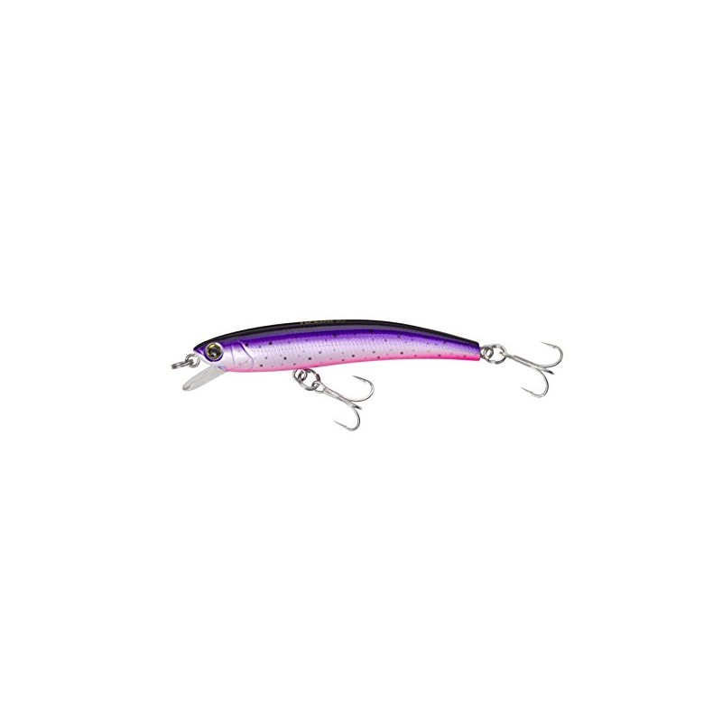 Yo-Zuri Pins Minnow Floating Diver Lure, Purple Rainbow Trout, 90mm/3-1/2