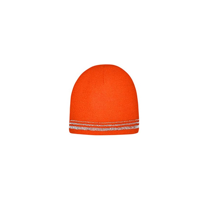 Cornerstone Lined Enhanced Visibility Beanie, Safety Orange/Reflective, OSFA