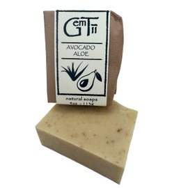 GemTii Avocado Aloe Natural Cold Process Handmade Bar Soap