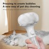 Stryfull Cat Hair Brush with Shampoo Foaming Dispenser, Adjustable Soft