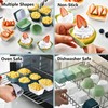 SmartKitch Silicone Cupcake Liners 36pcs Silicone Lunch Box Dividers，Non-Stick Silicone