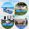 BKDEORS Inflatable Lounger Air Sofa with Detachable Sunshade Inflatable Lounger