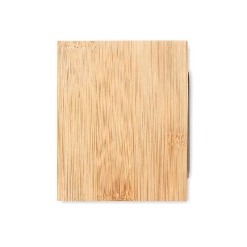 noTrash2003 Pen Holder Desk Organiser Sustainable Bamboo with Clock Calendar