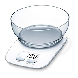 Beurer KS 25 ex Tare Kitchen Scales 3 kg Load Capacity 1.2 L Bowl LCD Display