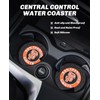 2PCS Car Cup Holder Coaster,Auto Cup Holder Insert Coaster for