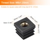 uxcell 4Pcs Inserts for Square Tubes with M8-1.25mm Thread, for