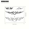 WEEKINK Tramp Stamp Temporary Tattoo Lower Back Heart Tattoos for