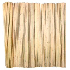 Sprigra Natural Bamboo Fence 6ft H x 8ft L x 0.7In D, Eco-Friendly Privacy Fence for Outdoor Wall, Garden, Yard, Pool, Patio, Decorative Bamboo Fencing