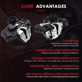 CCIYU 2PCS Rear Left+Right Door Lock Actuator Compatible with For Lexus ES300 ES330 GX470 RX330,For Toyota 4Runner Camry Corolla Matrix,Door Lock Latch Actuator, Replace 931-430,931-431