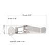 sourcing map Spring Loaded Toggle Latches, 72mm Length Iron Hasps
