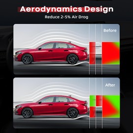 Femibon Rear Spoiler Wing Compatible with 2022 2023 2024 2025 Honda Civic Sedan Sport Rear Trunk Spoiler Wing Lip for Honda Civic Sedan Accessories (Glossy Black)