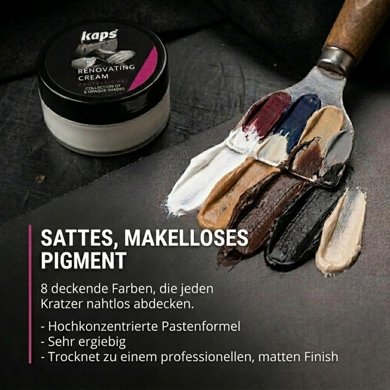 Renovating Cream Repair Set For leather Cracks, Leather Colour -