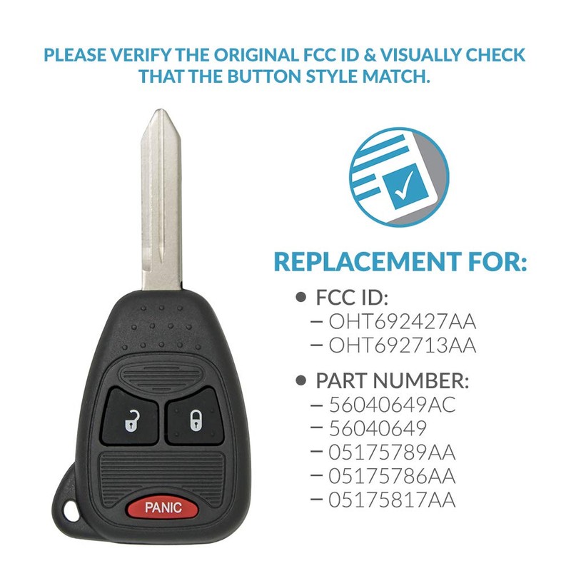 Keyless2Go Replacement for Keyless Entry Remote Car Key Vehicles That