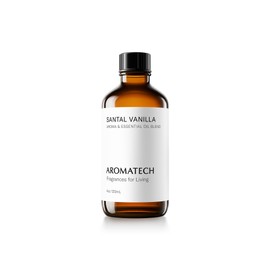 Aromatech Santal Vanilla Aroma Essential Oil Blend: Luxury Hotel Inspired Aromatherapy with for Ultrasonic Diffusers & Nebulizers - 4 fl oz, 120 mL