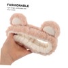 OATIPHO Cute Bear Plush Hair Band Skincare Wristband for Face