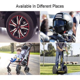 WENFUMUSIC 3 Rolls Reflective Tape Reflective Warning Tape Outdoor Waterproof Reflective Tape Nighttime Safety Stickers Trailer Reflective Tape Apparel (1 inch x 30 feet) (Three Colors)