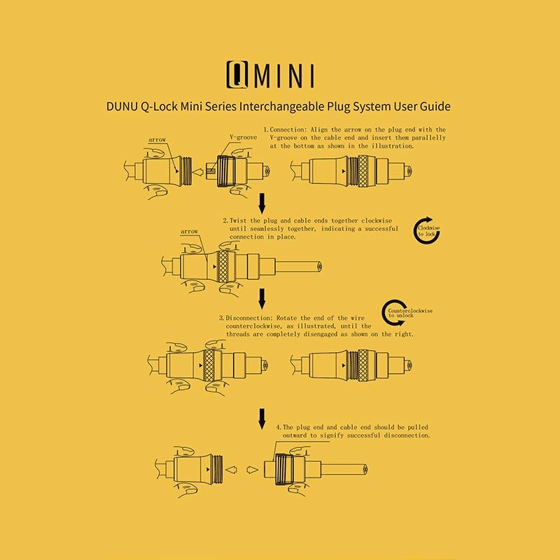 Fanmusic DUNU Lyre Mini Earphone Cable 240-Strand High-Purity OCC Copper