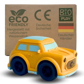 BIOPLAY® Toy Car, Organic Plastic, Sustainable Toy from 18 Months for Boys and Girls, Indoor and Outdoor