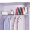 Hershii Expandable Shelf Rod Closet System Heavy Duty Clothes Hanger