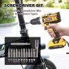 MiTool Kit 20V Electric Drill Cordless Fast Screwdriver Set Power